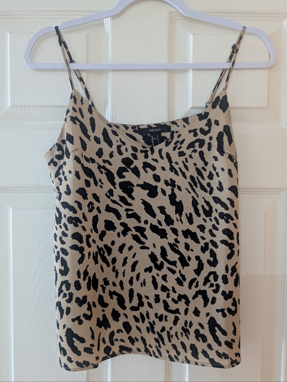 Forever 21 Animal Print Camisole Blouse